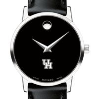 Houston Women's Movado Museum with Leather Strap