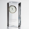 Lafayette Tall Glass Desk Clock by Simon Pearce - Image 1