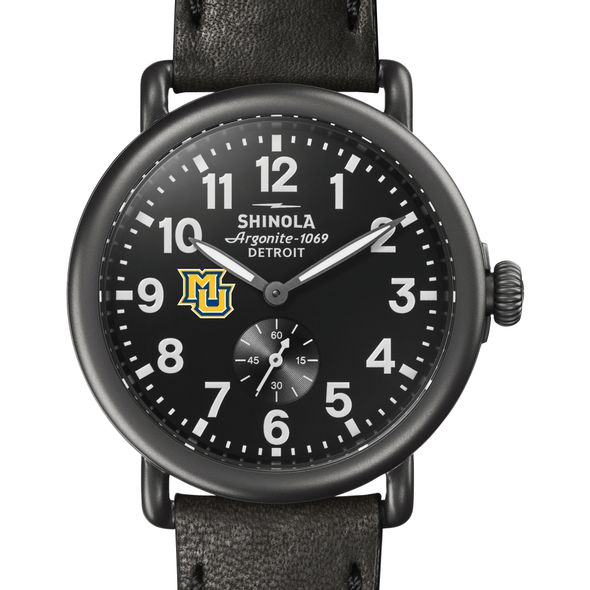 Marquette Shinola Watch, The Runwell 41mm Black Dial - Image 1