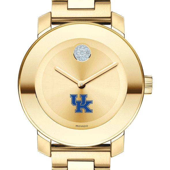 University of Kentucky Women's Movado Gold Bold