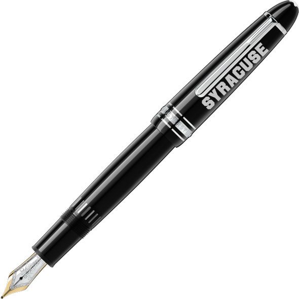 Syracuse University Montblanc Meisterstück LeGrand Fountain Pen in Platinum