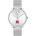 Rutgers Women's Movado Bold with Crystal Bezel & Mesh Bracelet - Image 2