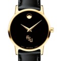 Florida State University Women's Movado Gold Museum Classic Leather - Image 1