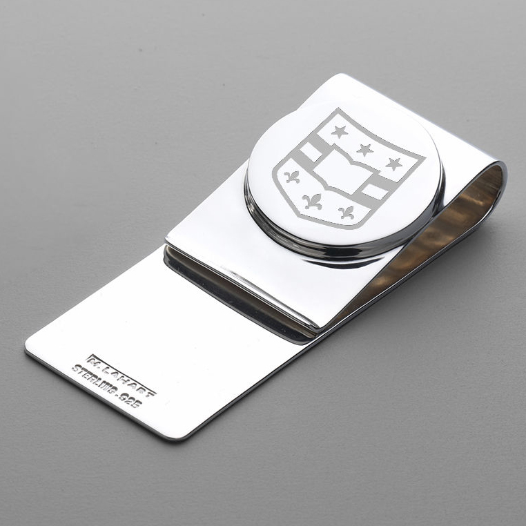 WUSTL Sterling Silver Money Clip