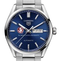 FSU Men's TAG Heuer Carrera with Blue Dial & Day-Date Window