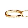 Alabama Monica Rich Kosann "Carpe Diem" Poesy Ring Necklace in Gold - Image 3