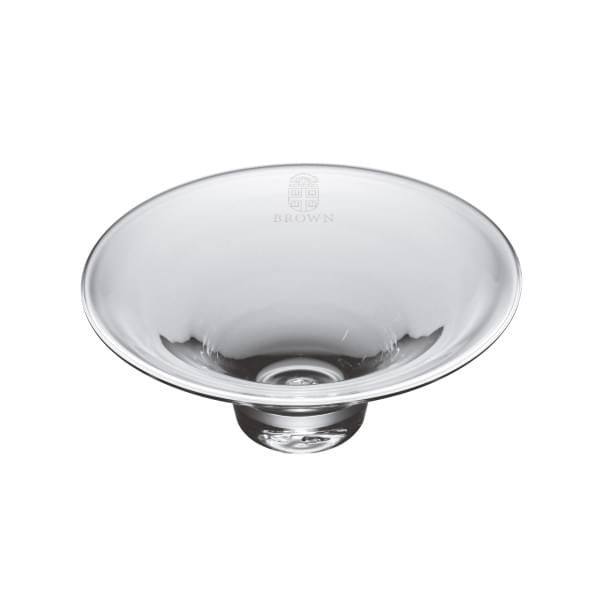 Brown Glass Hanover Bowl by Simon Pearce