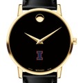 Illinois Men's Movado Gold Museum Classic Leather - Image 1
