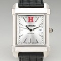 Harvard Men's Collegiate Watch with Leather Strap - Image 1