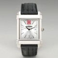Harvard Men's Collegiate Watch with Leather Strap - Image 2