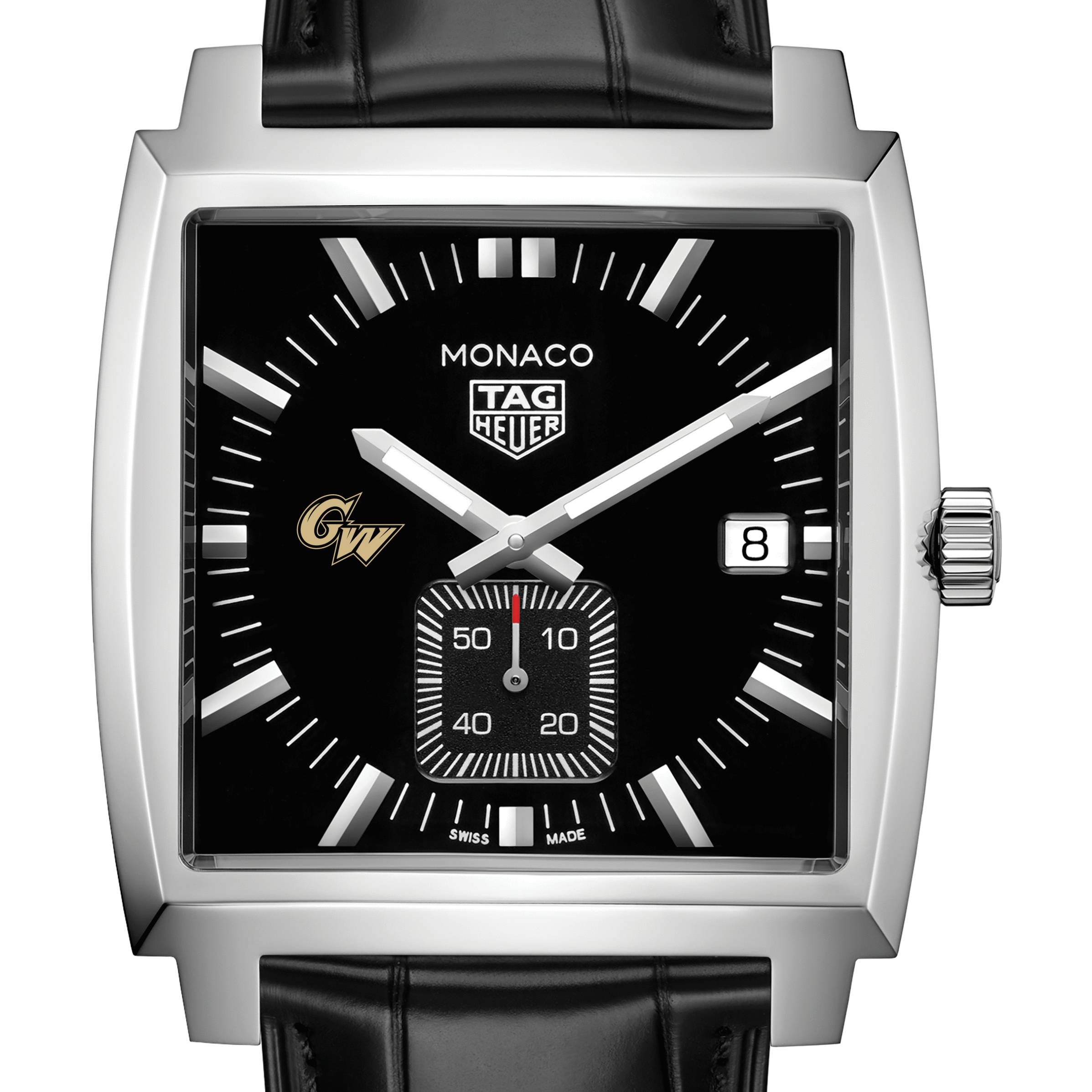 George Washington University TAG Heuer Monaco with Quartz Movement for Men