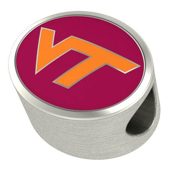 Virginia Tech Enameled Premium Bead