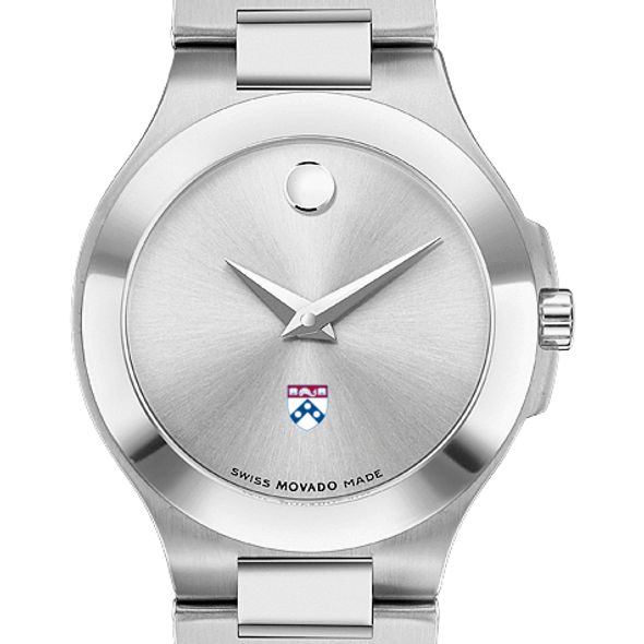 Penn Women's Movado Collection Stainless Steel Watch with Silver Dial - Image 1