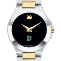 click to view Dartmouth Women's Movado Collection Two-Tone Watch with Black Dial - Image 1