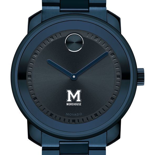Morehouse College Men's Movado BOLD Blue Ion with Bracelet - Image 1