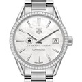 US Air Force Academy Women's TAG Heuer Steel Carrera with MOP Dial & Diamond Bezel - Image 1
