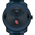 click to view Boston University Men's Movado BOLD Blue Ion with Bracelet - Image 1
