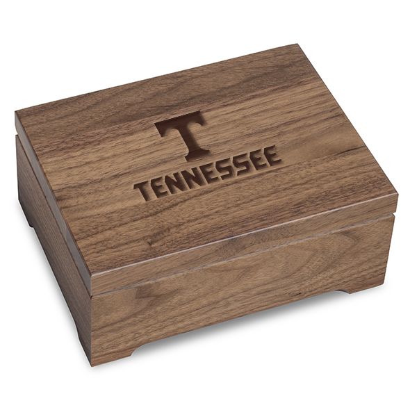 University of Tennessee Solid Walnut Desk Box - Image 1