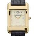 Gonzaga Men's Gold Quad with Leather Strap - Image 1