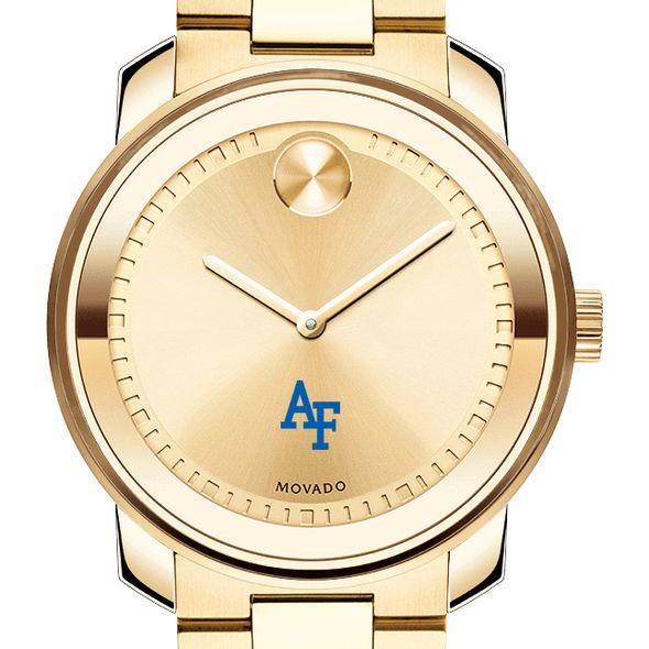 US Air Force Academy Men's Movado Gold Bold