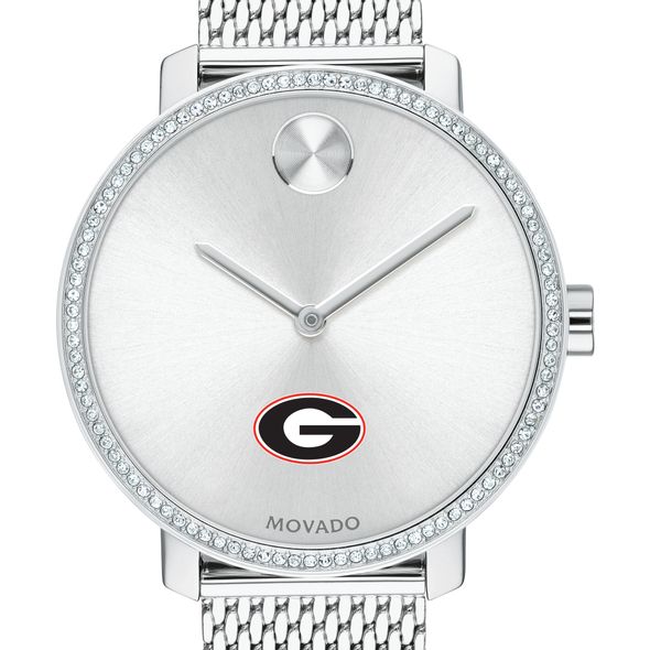 Georgia Women's Movado Bold with Crystal Bezel & Mesh Bracelet - Image 1