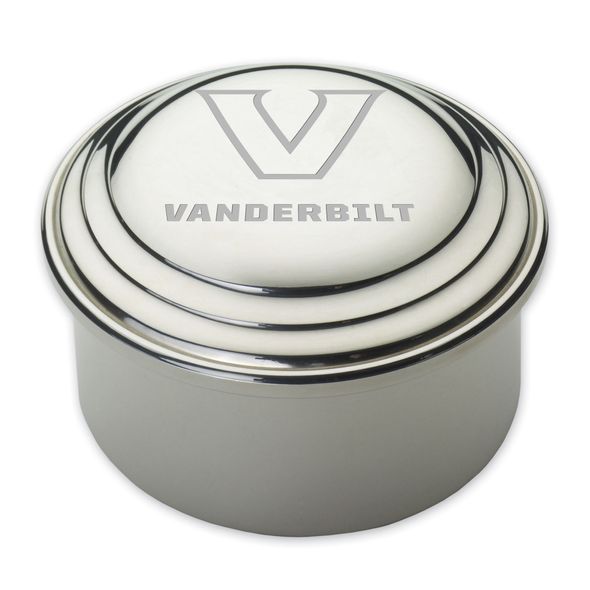 Vanderbilt University Pewter Keepsake Box - Image 1