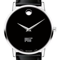 MIT Men's Movado Museum with Leather Strap