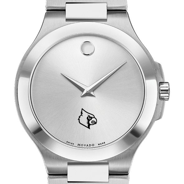 Louisville Men's Movado Collection Stainless Steel Watch with Silver Dial - Image 1