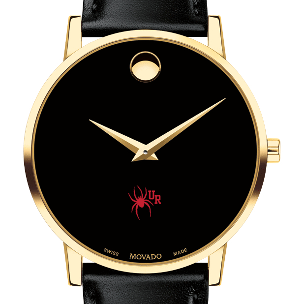 University of Richmond Men's Movado Gold Museum Classic Leather