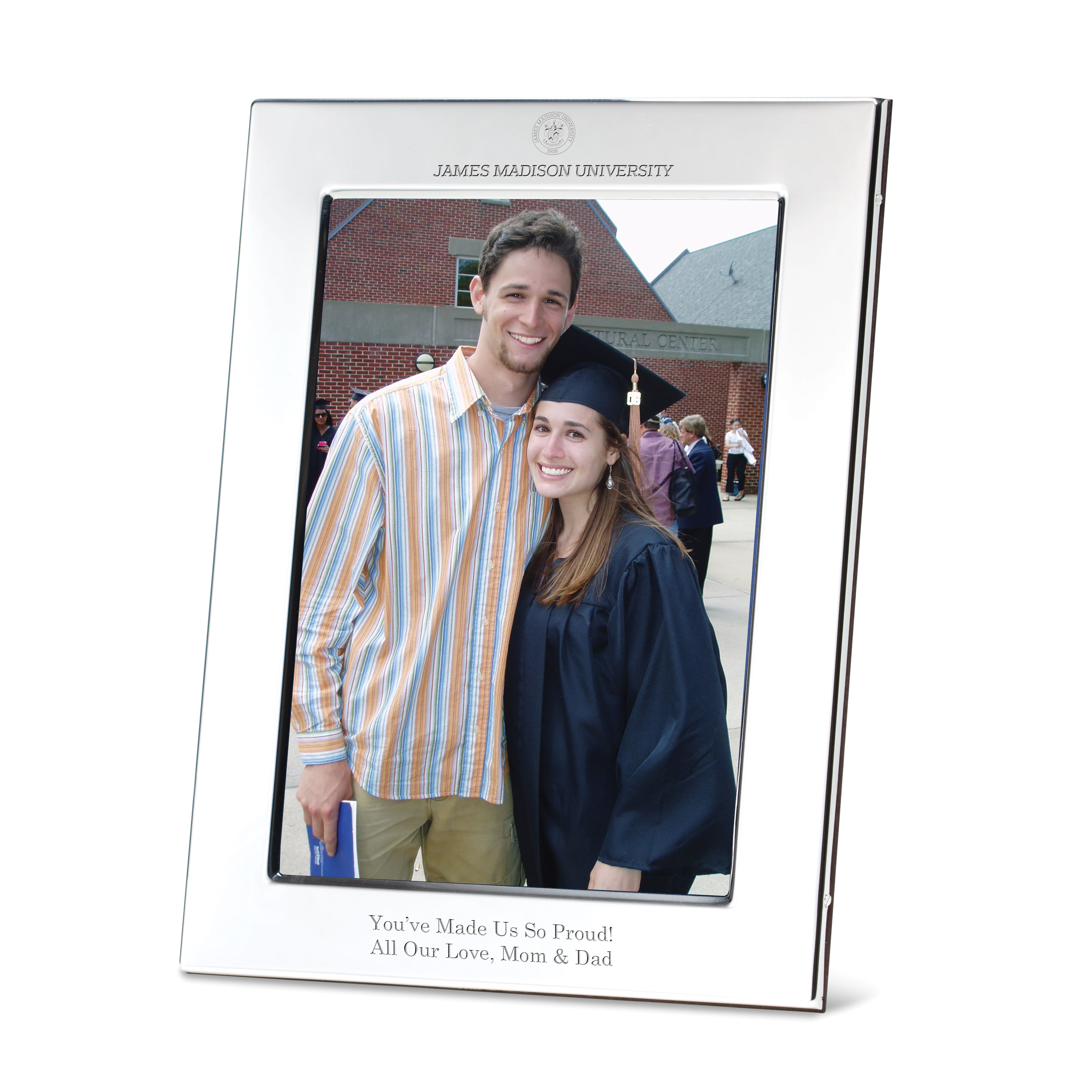 James Madison Polished Pewter 5x7 Picture Frame