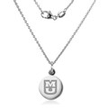 University of Missouri Necklace with Charm in Sterling Silver - Image 2