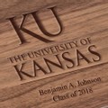 University of Kansas Solid Walnut Desk Box - Image 2