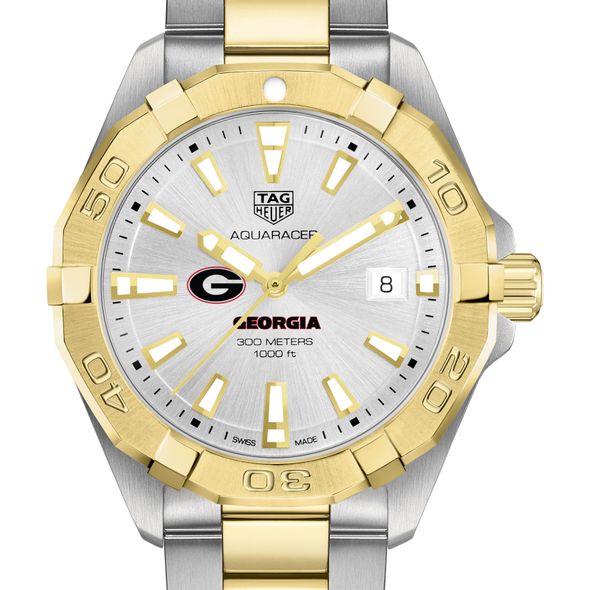 University of Georgia Men's TAG Heuer Two-Tone Aquaracer