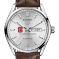 NC State Men's TAG Heuer Automatic Day/Date Carrera with Silver Dial - Image 1