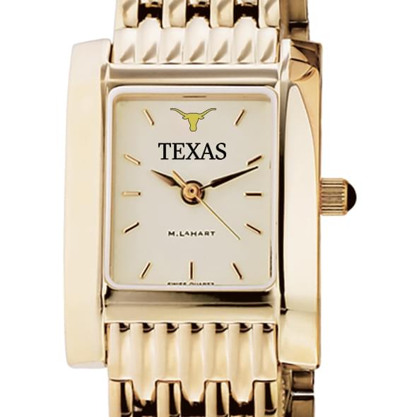 Texas Women's Gold Quad Watch with Bracelet