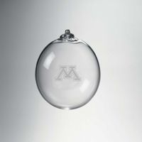 Minnesota Glass Ornament by Simon Pearce