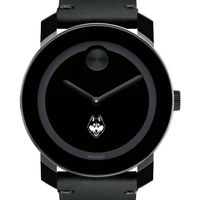 UConn Men's Movado BOLD with Leather Strap