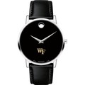 Wake Forest Men's Movado Museum with Leather Strap - Image 2