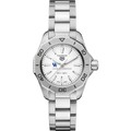 University of Kentucky Women's TAG Heuer Steel Aquaracer with Silver Dial - Image 2
