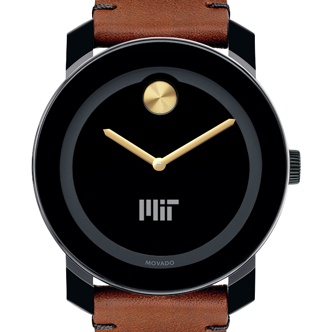 MIT Men's Movado BOLD with Brown Leather Strap