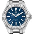 click to view Emory Goizueta Women's TAG Heuer 35mm Steel Aquaracer with Blue Dial - Image 1
