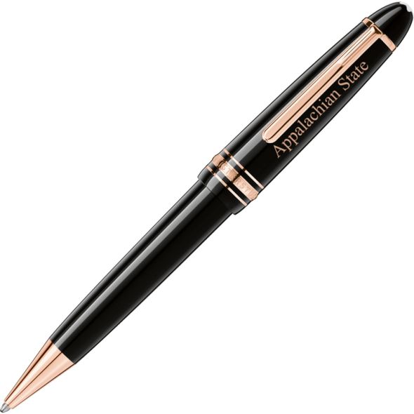 Appalachian State Montblanc Meisterstück LeGrand Ballpoint Pen in Red Gold - Image 1