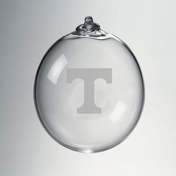 University of Tennessee Glass Ornament by Simon Pearce - Image 1