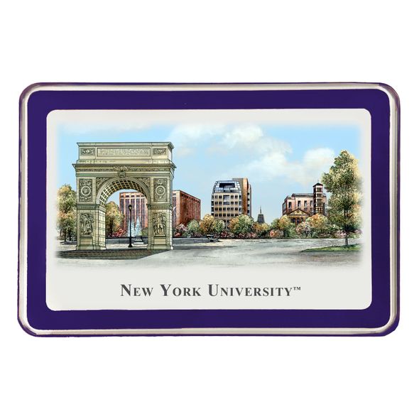 NYU Eglomise Paperweight