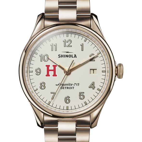 Harvard Shinola Watch, The Vinton 38mm Ivory Dial - Image 1