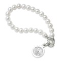 Davidson College Pearl Bracelet with Sterling Silver Charm - Image 1