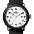 George Mason University Shinola Watch, The Detrola 43mm White Dial at M.LaHart & Co. - Image 1