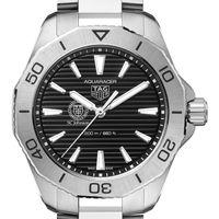 SC Johnson College Men's TAG Heuer Steel Aquaracer with Black Dial