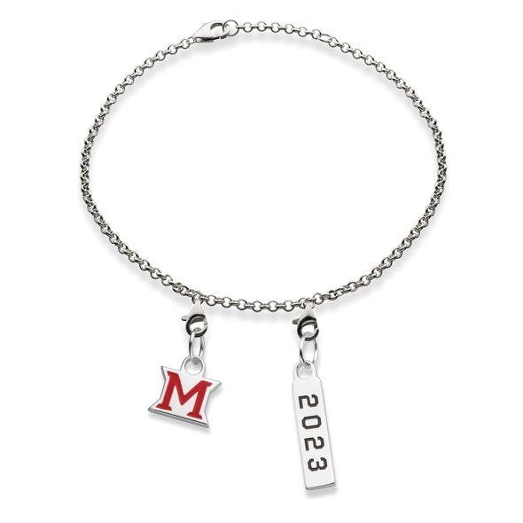 Miami University 2023 Sterling Silver Anklet - Image 1