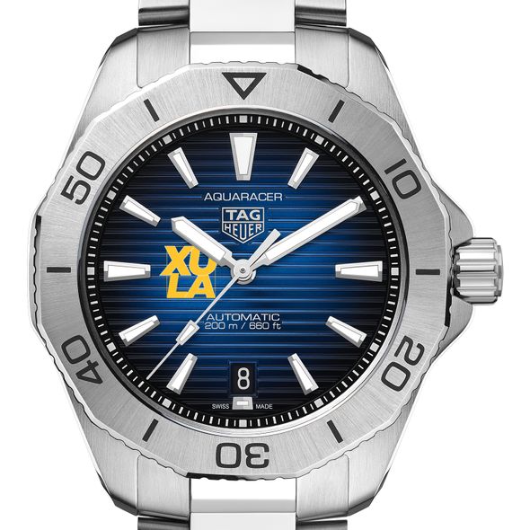 XULA Men's TAG Heuer Steel Automatic Aquaracer with Blue Sunray Dial